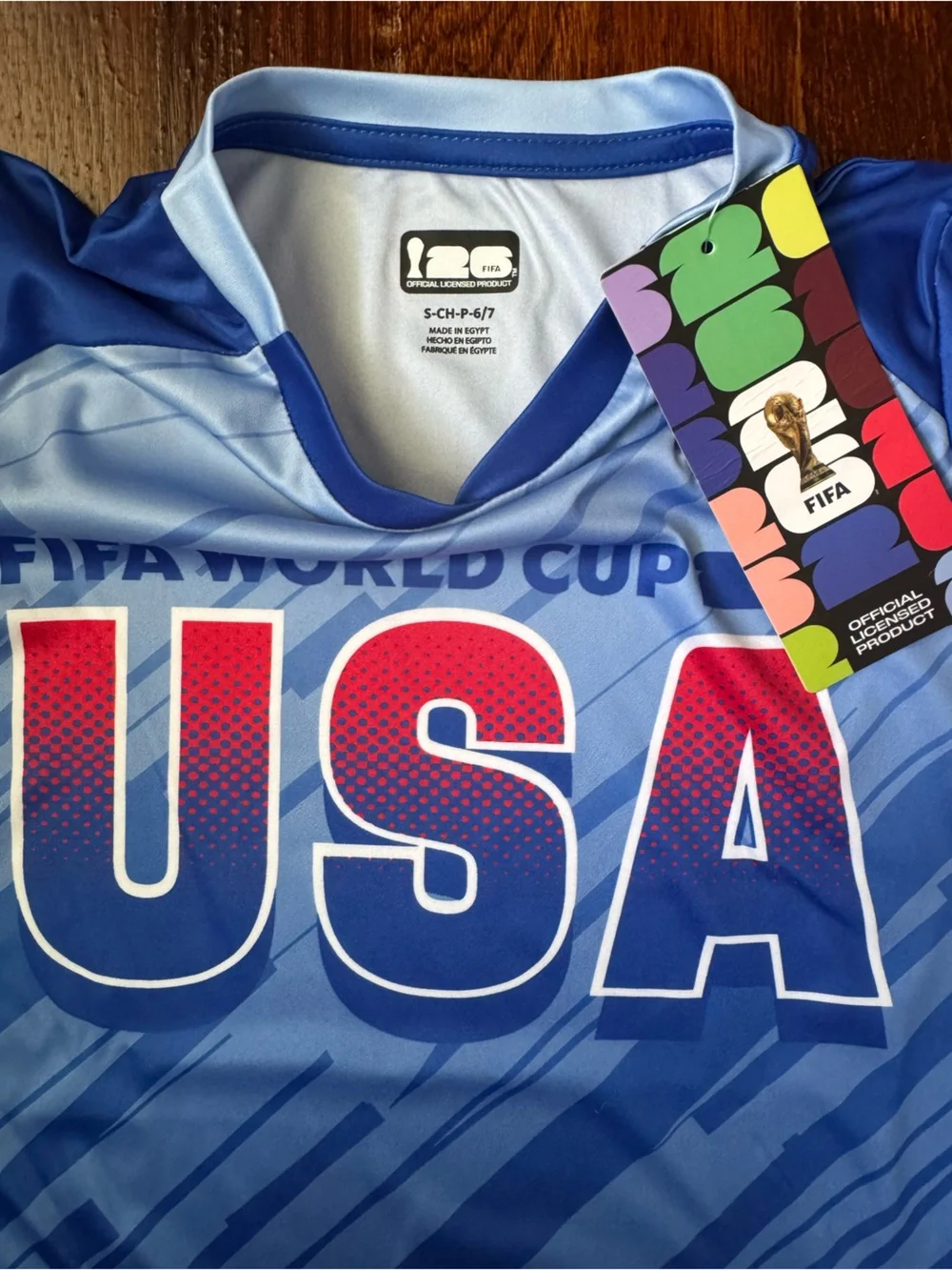 USA Boys Soccer Shirt - FIFA World Cup Graphic - Picture 2 of 2
